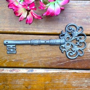 Rustic Cast Iron Key Decor